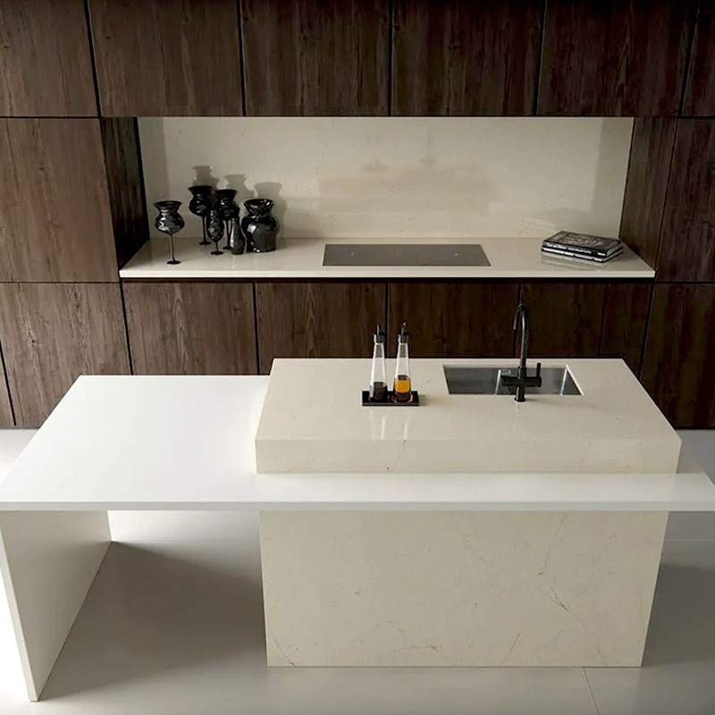 Plan de travail en Quartz Silestone® Eternal Marfil